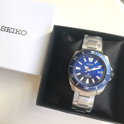 Pre-owned Seiko Srpc93k1 Prospex Turtle Save The Ocean Automatic Diver Silver Steel Watch
