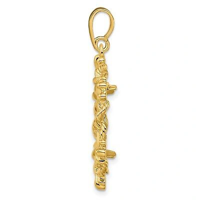 Pre-owned Jewelry Stores Network 14k Yellow Gold Clam Shell Motif Prong Set Us Mercury Dime Coin Bezel