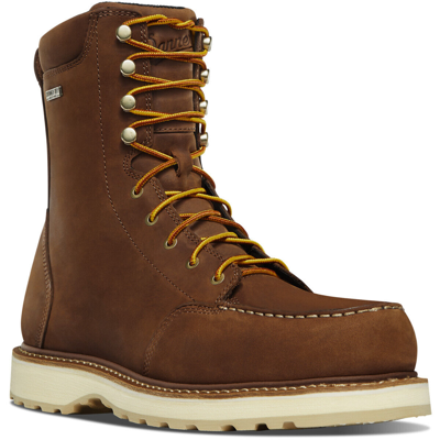 Pre-owned Danner ® Cedar River 8" Brown Aluminum Toe Work Boots 14303 - All Sizes -
