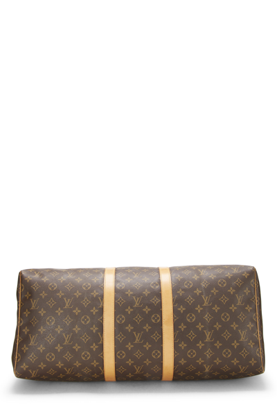 Pre-owned Louis Vuitton Monogram Canvas Keepall 55