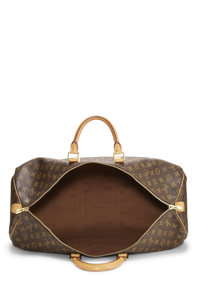 Pre-owned Louis Vuitton Monogram Canvas Keepall 55