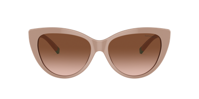 Tiffany & Co Tf4196 Cat-eye Brand-embellished Acetate Sunglasses In Brown Gradient