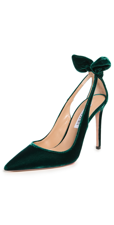 aquazzura bow tie pump 85