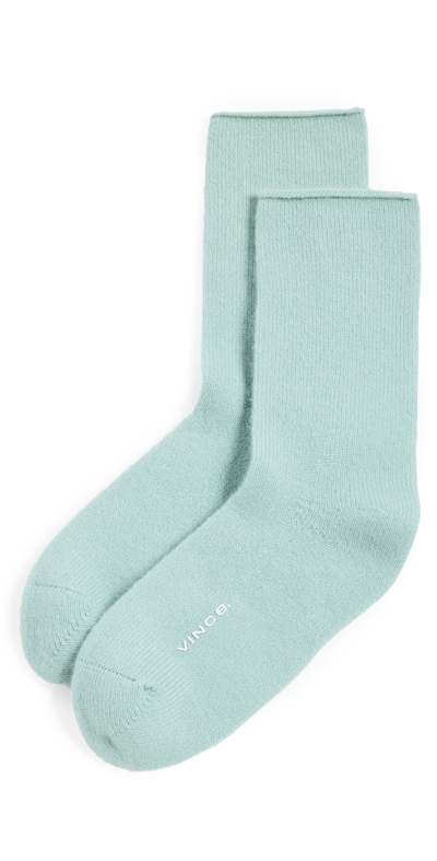 Shop Vince Cashmere Jersey Short Socks