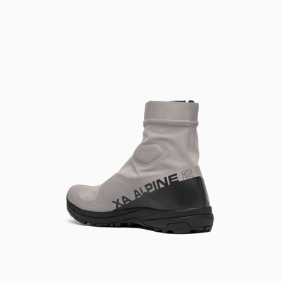 Shop Salomon S-lab Xa Alpine 2 Advanced Sneakers L41750700 In Gull
