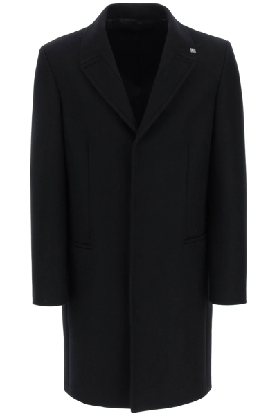 Shop Alyx 1017  9sm Wool Blend Coat In Black