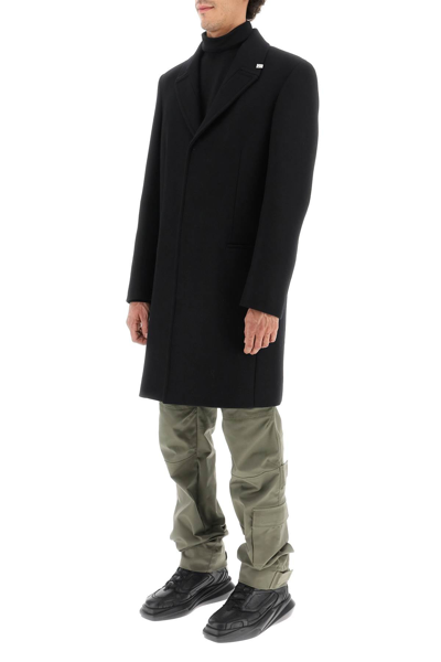 Shop Alyx 1017  9sm Wool Blend Coat In Black