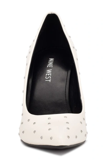 Shop Nine West Trial Studded Pump In White