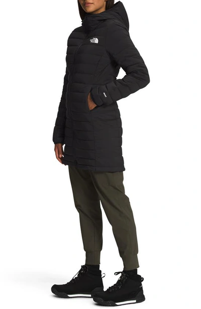Shop The North Face Belleview Stretch 600 Fill Power Down Parka In Tnf Black