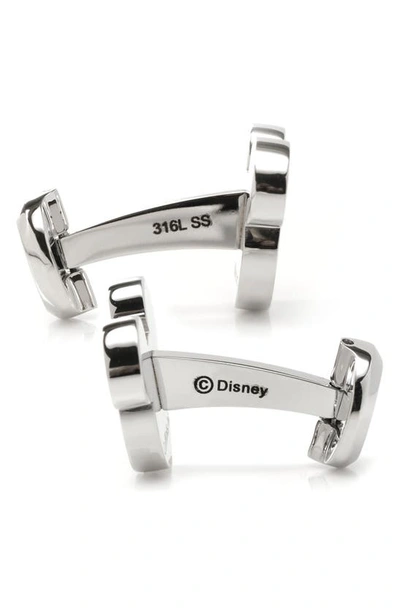 Shop Cufflinks, Inc . X Disney 'steamboat Willie' Cuff Links In Silver