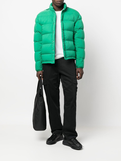 Stone Island Shadow Project 4101d Augment Puffer Jacket_chapter 1 Down Jacket In Green