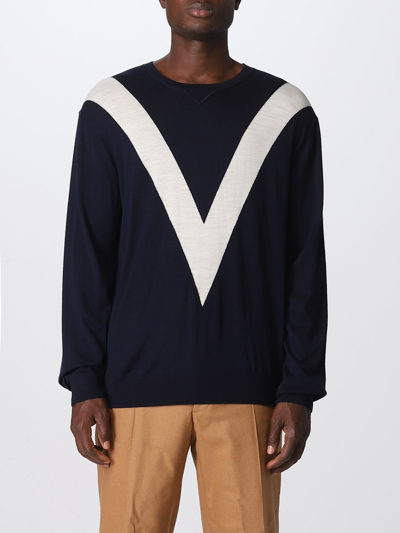 Shop Valentino Sweater  Men Color Navy