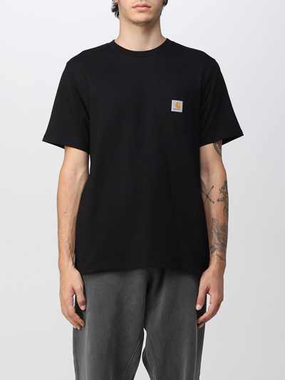 Shop Carhartt T-shirt  Wip Men In Black 1