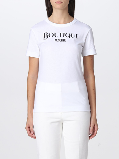 Shop Boutique Moschino T-shirt  Woman Color White