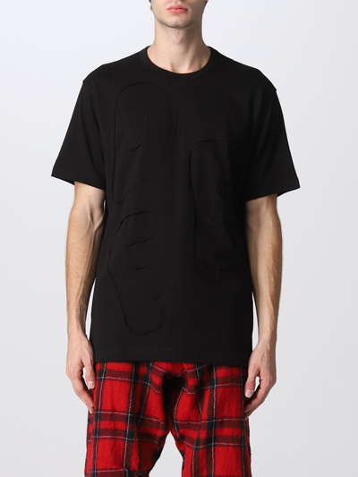 Shop Comme Des Garçons Shirt T-shirt  Men Color Black
