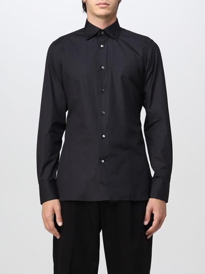 Shop Zegna Shirt  Men Color Black