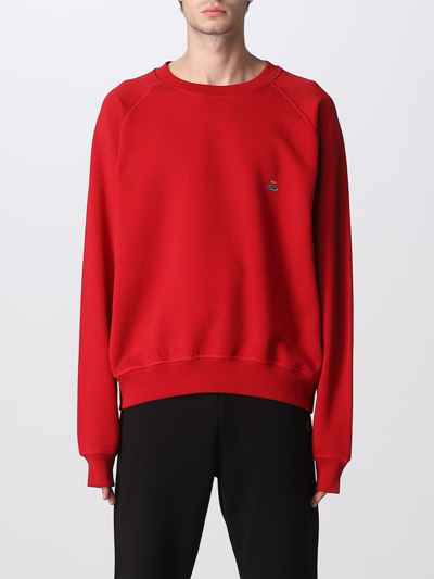 Shop Vivienne Westwood Sweatshirt  Men Color Red