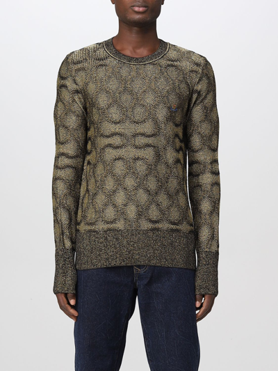 Shop Vivienne Westwood Sweater  Men Color Gold