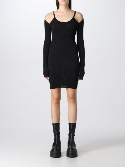 Shop Gcds Dress  Woman Color Black