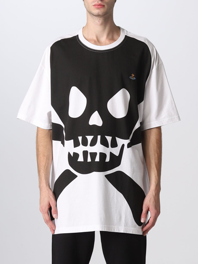 Vivienne Westwood Oversized Skull T Shirt White | ModeSens