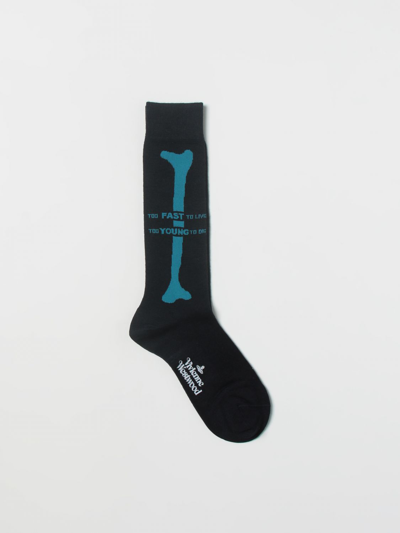 Shop Vivienne Westwood Socks  Men Color Blue