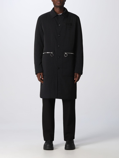 Shop Moschino Couture Coat  Men Color Black