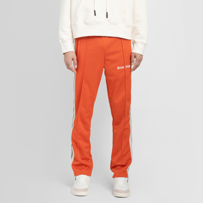 Shop Palm Angels Man Red Trousers