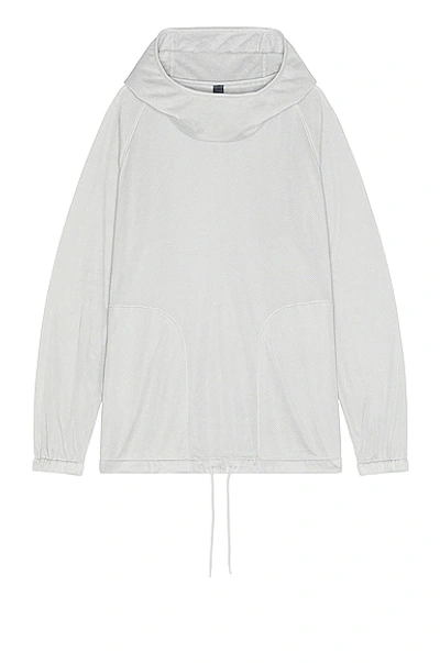 Shop Ts(s) Hem String Pullover Parka In Light Grey