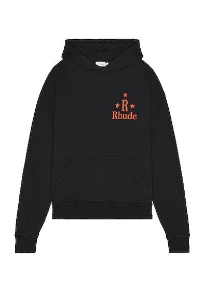 Shop Rhude Money Hoodie In Black