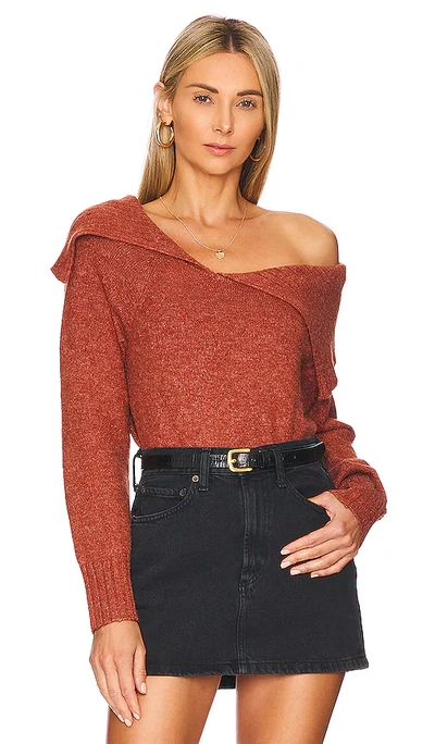 Shop Heartloom Kimes Sweater In Rust