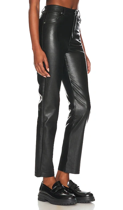 Shop Steve Madden Josie Faux Leather Pant In Black