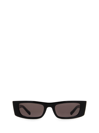 Saint Laurent Eyewear Rectangular Frame Sunglasses In Black