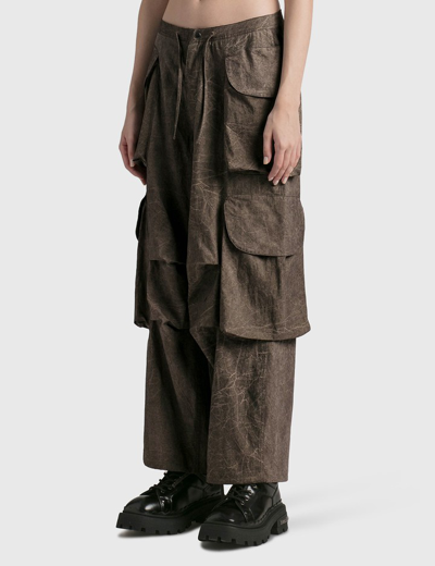 Shop Entire Studios Gocar Cargo Pants In Brown