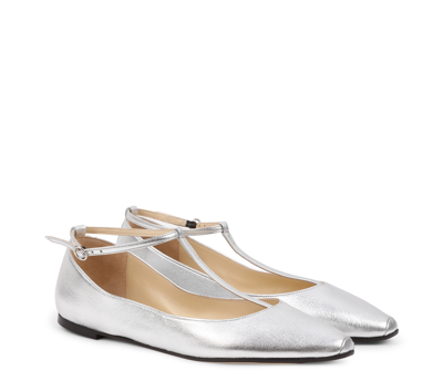 Shop Repetto Tiana Mary Janes In Silver