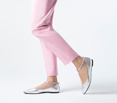 Shop Repetto Tiana Mary Janes In Silver