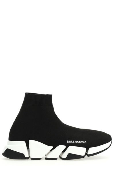 Shop Balenciaga Speed 2.0 Sneakers In Black