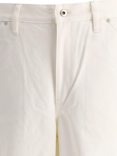 Shop Jil Sander High-rise Straight-leg Jeans In White