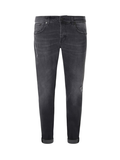 Shop Dondup Slim Stretch Cotton Jeans In Grey