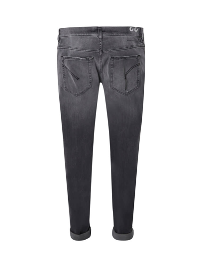 Shop Dondup Slim Stretch Cotton Jeans In Grey