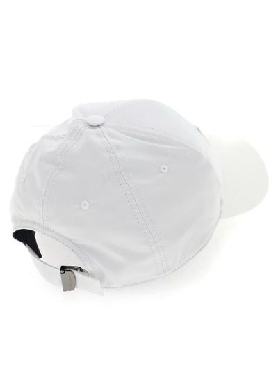 Shop Dolce & Gabbana Logo Patch Baseball Cap In White