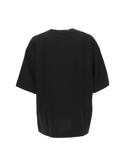 Shop Dries Van Noten Oversized Crewneck T-shirt In Black