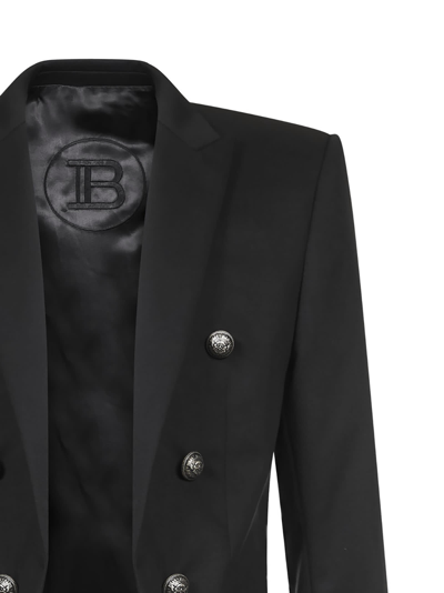 Shop Balmain Blazer In Black