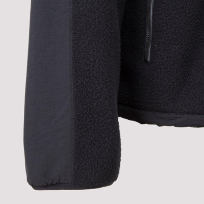 Shop Marcelo Burlon County Of Milan Logo Embroidered Zip-up Jacket In Black