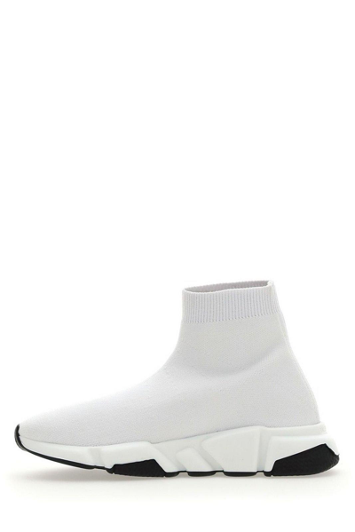 Shop Balenciaga Speed Sneakers In White