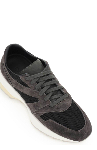 Shop Fear Of God Vintage Runner Sneakers In Black