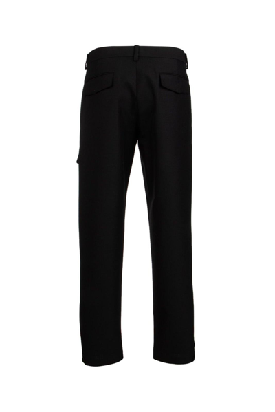 Shop Dior Straight-leg Cargo Trousers In Black