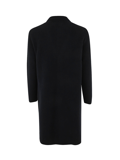 Shop Original Vintage Style Felted Knitted Coat In Black