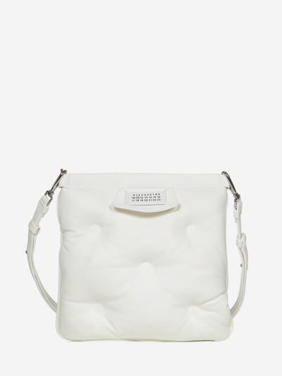 Shop Maison Margiela Glam Slam Flat Pocket Shoulder Bag In White