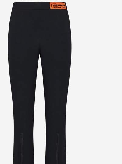 Heron Preston Gabardine Stretch Viscose Blend Pants In Black