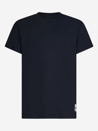 Shop Jil Sander T-shirt In Dark Blue